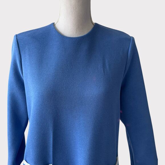 Tuckernuck Baleine Francoise Mod Mini Dress Pockets Gold Buttons Size Large - Picture 3 of 12